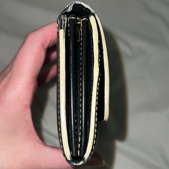 Authentic Louis Vuitton Suhali Le Favori Wallet Blackk Leather Gold Snap Large - Picture 6 of 16